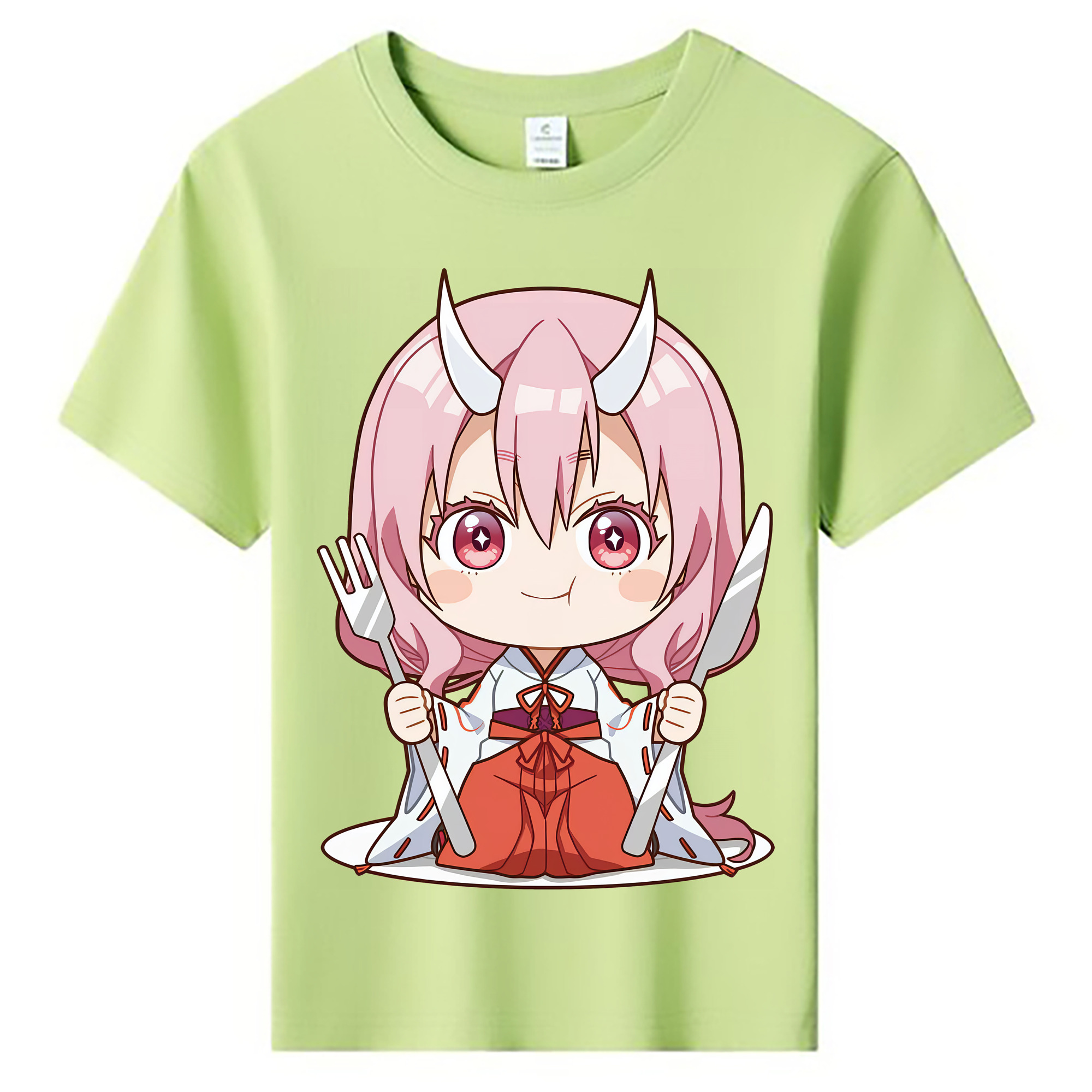 （画像用） 転スラ Regarding Reincarnated to Slime 綿100％キッズTシャツ（フロントプリント）